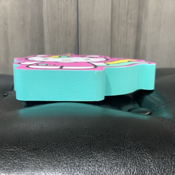 New Hello Kitty As A Pastel Unicorn Star Die Cut Wooden Wood Sign By Sanrio - Picture 5 of 6